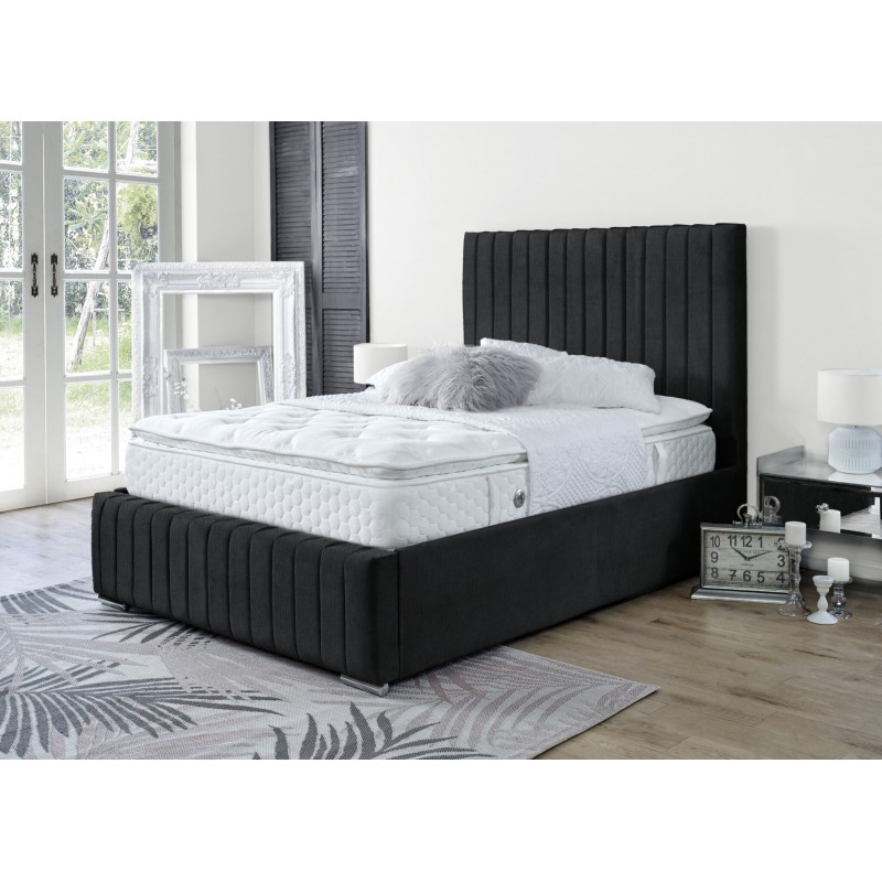 Yllas Naples Black 3ft Bed